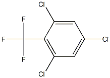 2,4,6-Trichloro-1-(trifluoromethyl)benzene 结构式