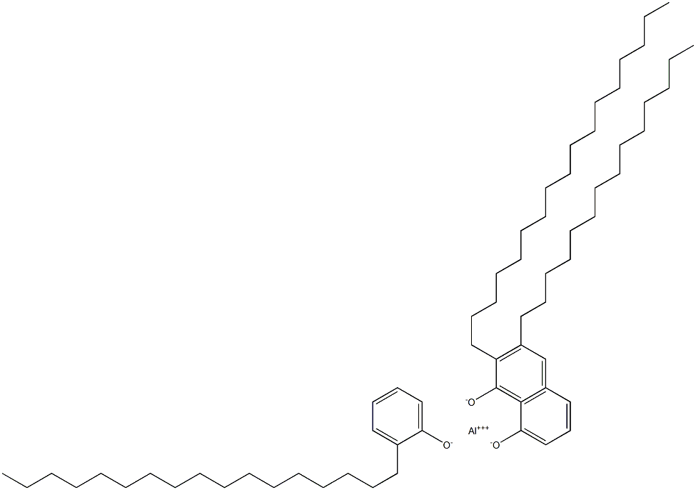 Aluminum tri(2-heptadecylphenolate) 结构式