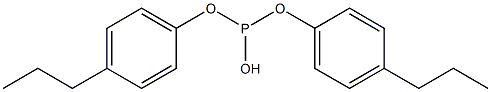 Phosphorous acid di(4-propylphenyl) ester 结构式