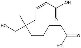Bisisocrotonic acid 1-(hydroxymethyl)-1-methylethylene ester 结构式