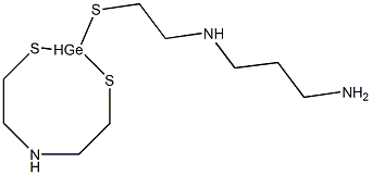 1-[2-[(3-Aminopropyl)amino]ethylthio]-2,8-dithia-5-aza-1-germacyclooctane 结构式