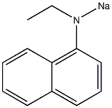 1-[Ethyl(sodio)amino]naphthalene 结构式