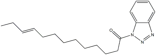 1-(10-Tridecenoyl)-1H-benzotriazole 结构式