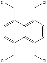 1,4,5,8-Tetrakis(chloromethyl)naphthalene 结构式