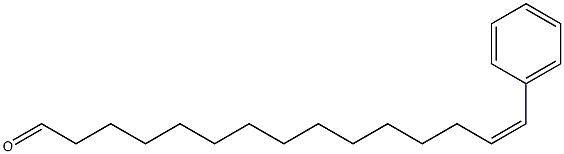 (Z)-15-Phenyl-14-pentadecenal 结构式