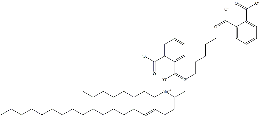 Bis[phthalic acid 1-(3-octadecenyl)]dioctyltin(IV) salt 结构式
