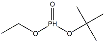 Phosphonic acid ethyl tert-butyl ester 结构式