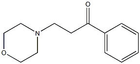 1-Phenyl-3-morpholino-1-propanone 结构式