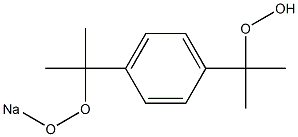 1-(1-Hydroperoxy-1-methylethyl)-4-(1-sodioperoxy-1-methylethyl)benzene 结构式