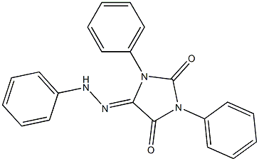 5-(2-Phenylhydrazono)-1,3-diphenyl-3,5-dihydro-1H-imidazole-2,4-dione 结构式