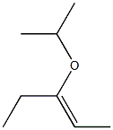 (Z)-3-(Isopropyloxy)-2-pentene 结构式