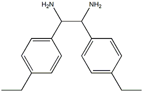 1,2-Bis(4-ethylphenyl)ethane-1,2-diamine 结构式