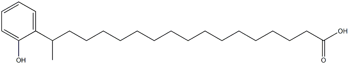 17-(2-Hydroxyphenyl)stearic acid 结构式