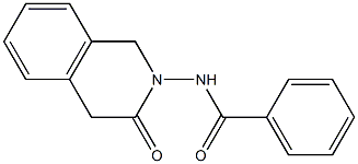 N-(3-Oxo-1,2,3,4-tetrahydroisoquinolin-2-yl)benzamide 结构式