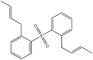 2-Butenylphenyl sulfone 结构式