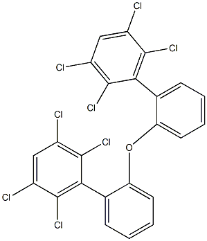 2,3,5,6-Tetrachlorophenylphenyl ether 结构式