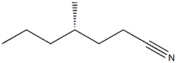 [S,(+)]-4-Methylheptanenitrile 结构式