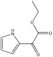 2-Oxo-2-(1H-pyrrole-2-yl)acetic acid ethyl ester 结构式