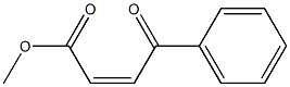 (Z)-3-Benzoylacrylic acid methyl ester 结构式