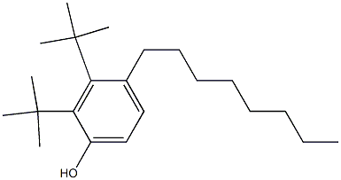 2,3-Di-tert-butyl-4-octylphenol 结构式