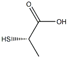 (2S)-2-Mercaptopropanoic acid 结构式