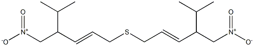 [1-Isopropyl-2-nitroethyl]2-propenyl sulfide 结构式