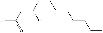 [S,(-)]-3-Methylundecanoyl chloride 结构式