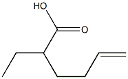 2-Ethyl-5-hexenoic acid 结构式