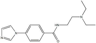 4-(1H-Imidazol-1-yl)-N-(2-diethylaminoethyl)benzamide 结构式