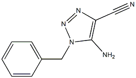 1-Benzyl-5-amino-1H-1,2,3-triazole-4-carbonitrile 结构式