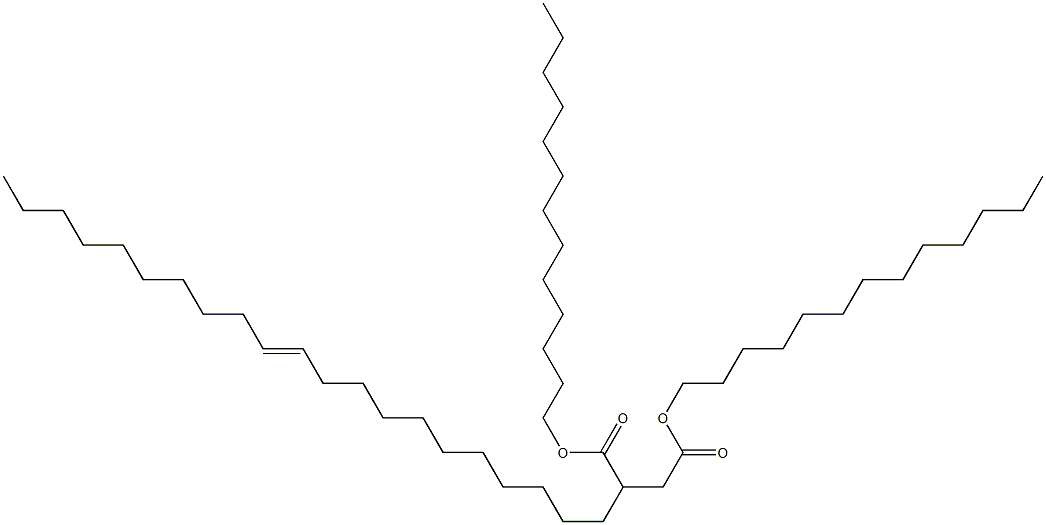 2-(11-Henicosenyl)succinic acid ditridecyl ester 结构式