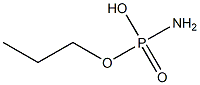 Amidophosphoric acid hydrogen propyl ester 结构式