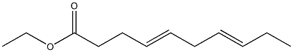 4,7-Decadienoic acid ethyl ester 结构式