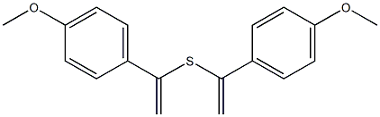 4-Methoxyphenylvinyl sulfide 结构式