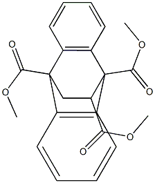 9,10-Dihydro-9,10-ethanoanthracene-9,10,11-tricarboxylic acid trimethyl ester 结构式