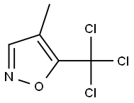 5-(Trichloromethyl)-4-methylisoxazole 结构式