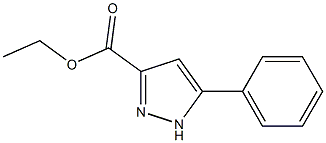 5-Phenyl-1H-pyrazole-3-carboxylic acid ethyl ester 结构式