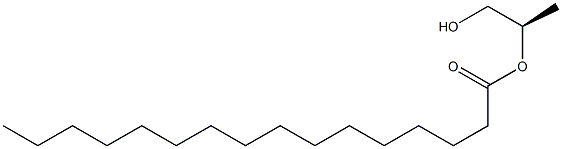 [R,(-)]-1,2-Propanediol 2-palmitate 结构式