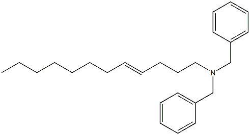 (4-Dodecenyl)dibenzylamine 结构式