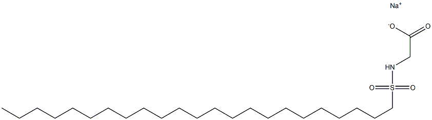 N-Tricosylsulfonylglycine sodium salt 结构式