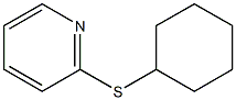 2-(Cyclohexylthio)pyridine 结构式