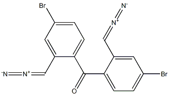 Diazomethyl(4-bromophenyl) ketone 结构式