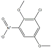 3-Chloro-2,5-dimethoxy-1-nitrobenzene 结构式