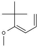 (E)-1-tert-Butyl-1-methoxy-1,3-butadiene 结构式