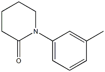 1-(3-Methylphenyl)-2-piperidone 结构式