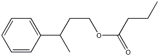 Butanoic acid 3-phenylbutyl ester 结构式