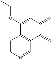 5-Ethoxyisoquinoline-7,8-dione 结构式