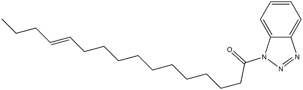 1-(12-Hexadecenoyl)-1H-benzotriazole 结构式