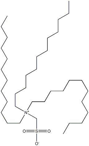 N,N-Didodecyl-N-sulfonatomethyl-1-dodecanaminium 结构式