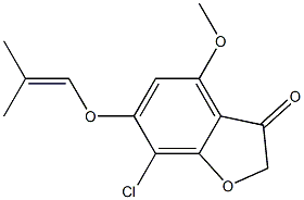 (2Z)-7-Chloro-4,6-dimethoxy-2-propylidenebenzofuran-3(2H)-one 结构式